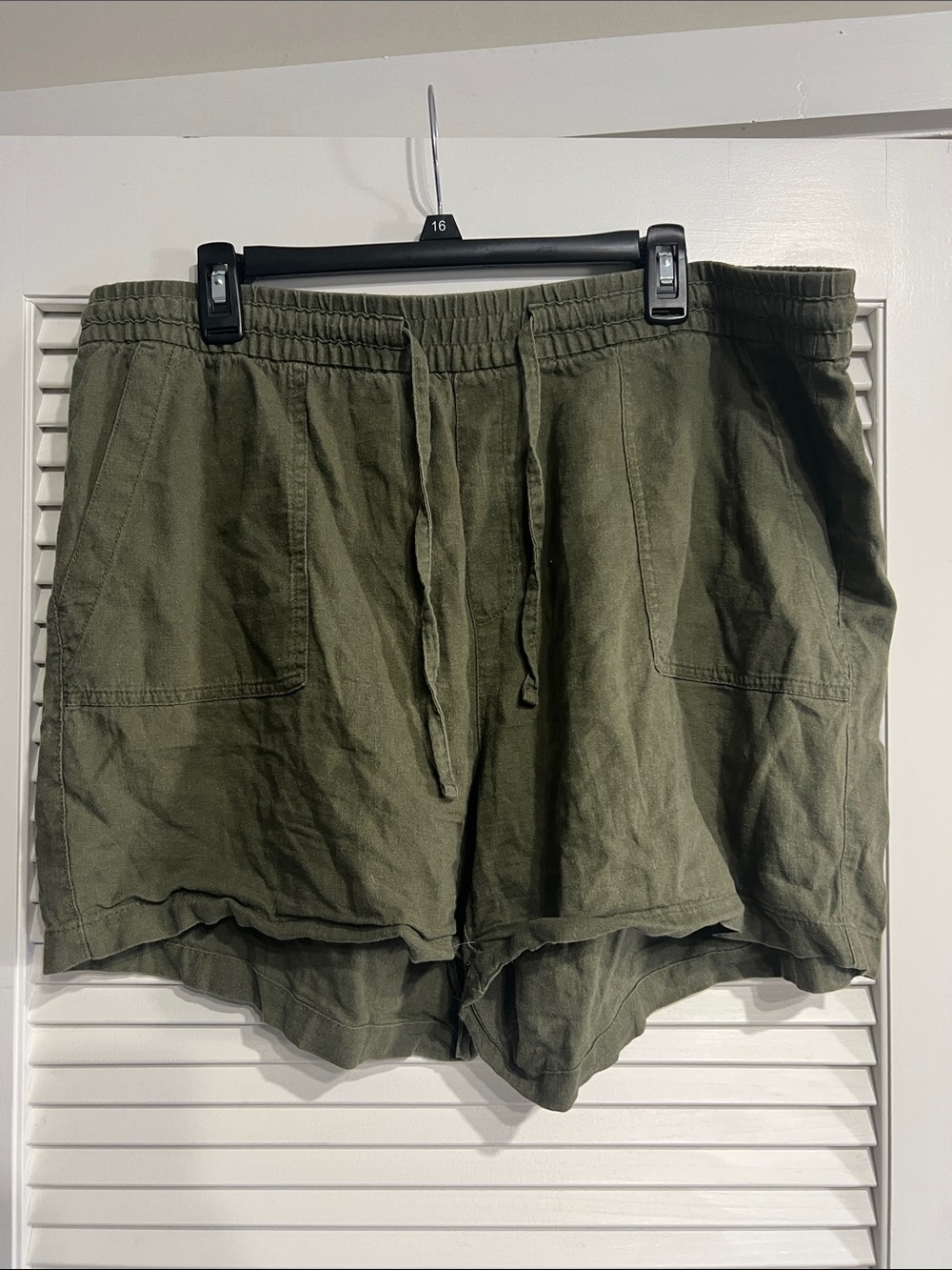 Old Navy Olive Drawstring Lounge Shorts